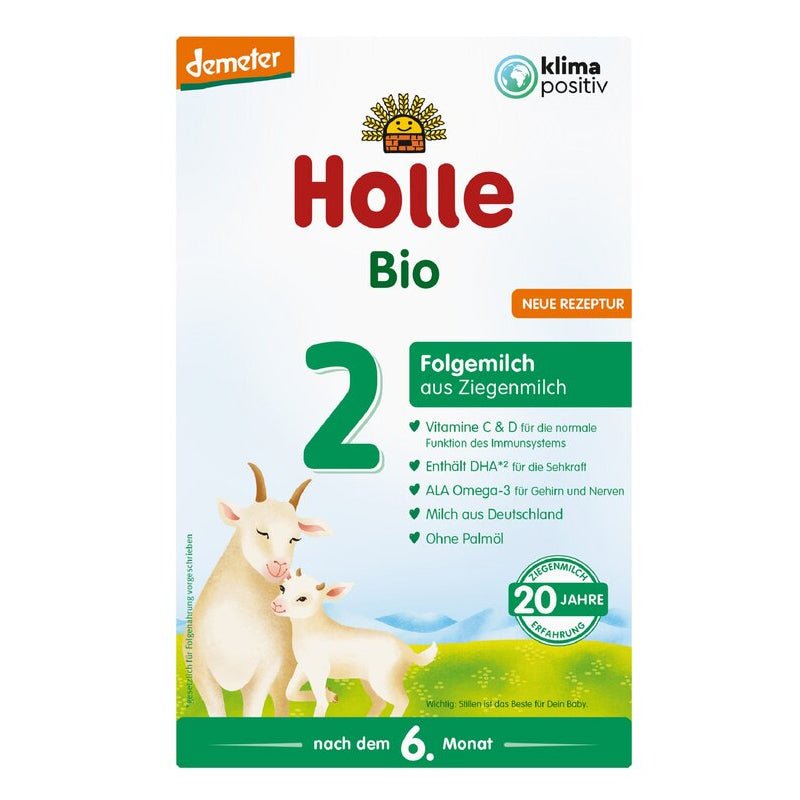 Holle Goat Milk Formula Stage 2 – 6+ Months (400g)