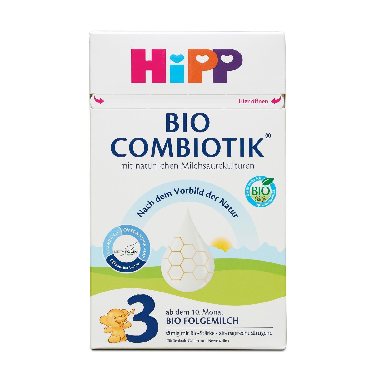HiPP German Stage 3 Organic Combiotik Formula – 10+ Months (600g)
