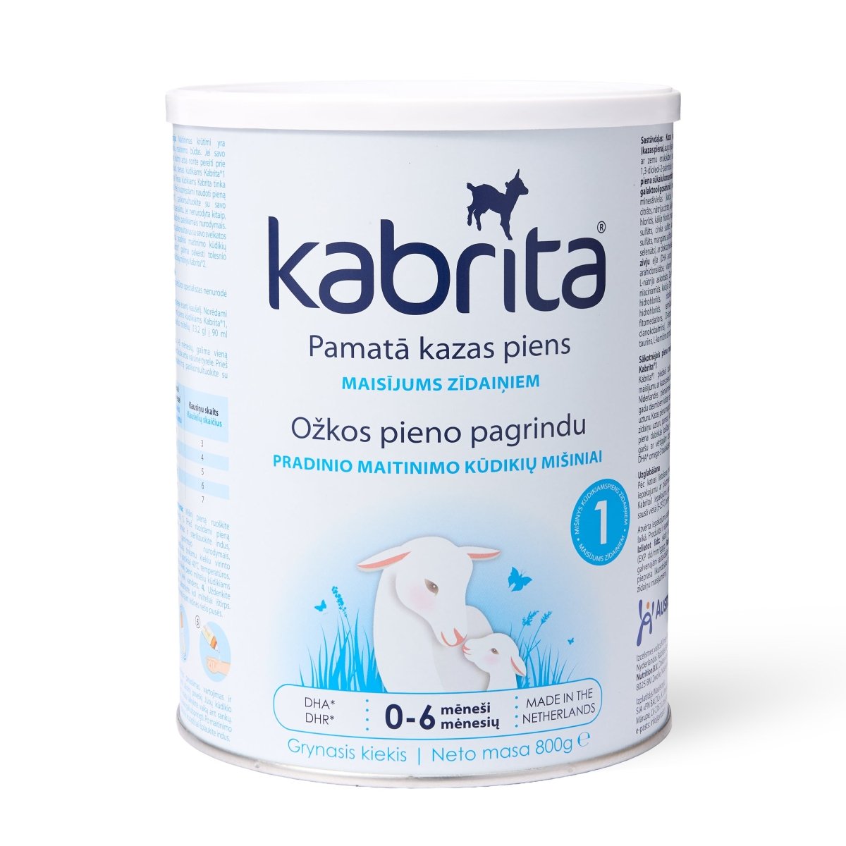 Kabrita Stage 1 Goat Milk Infant Formula – From Birth (800g)