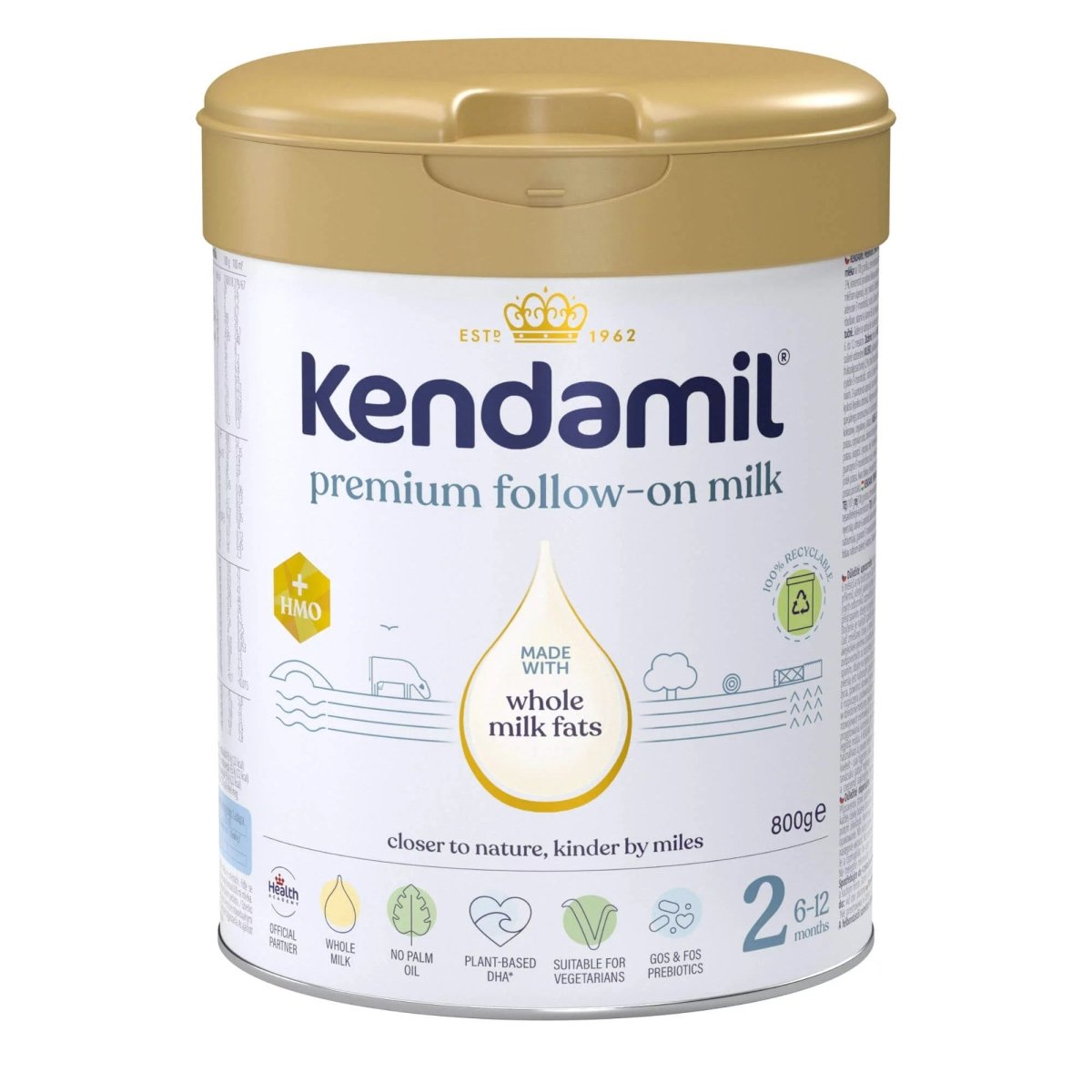 Kendamil Premium Stage 2 Formula – 6+ Months (800g)