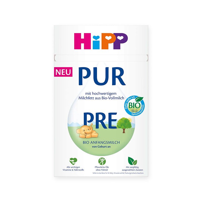 HiPP PUR Stage PRE Organic Infant Formula – From Birth (500g)