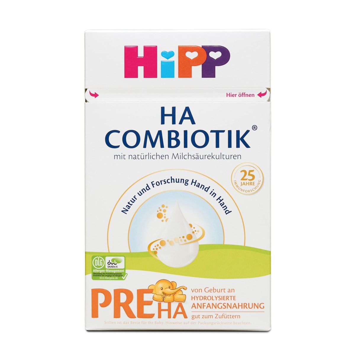 HiPP HA PRE Hypoallergenic Formula – From Birth (600g)